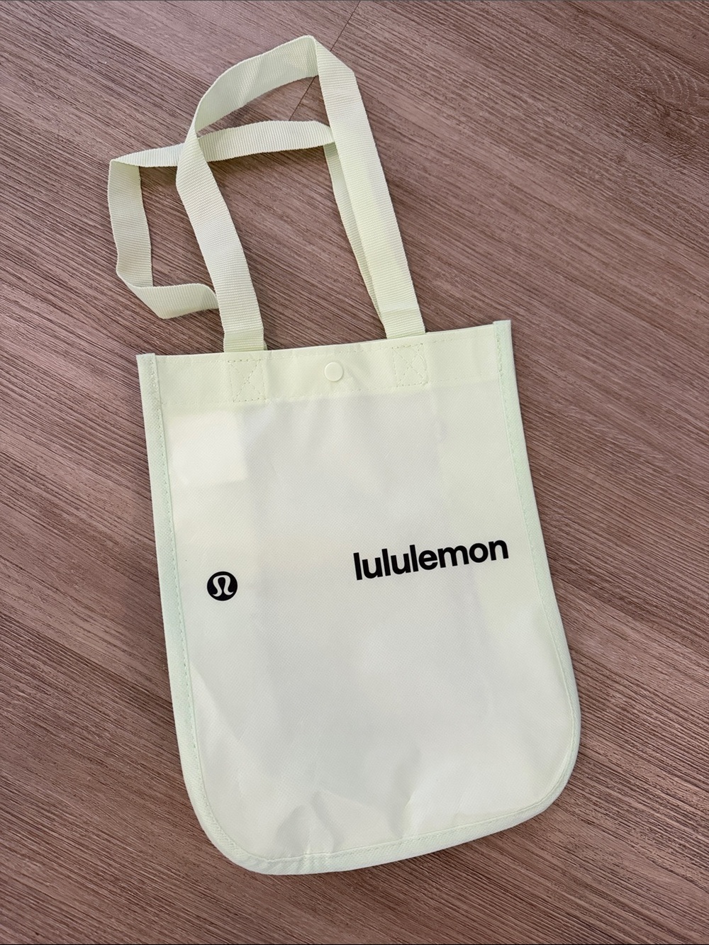 lululemon athletica Pale Green Tote with Black Logo